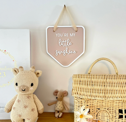 Decor Wall Banner - You're my little Sunshine