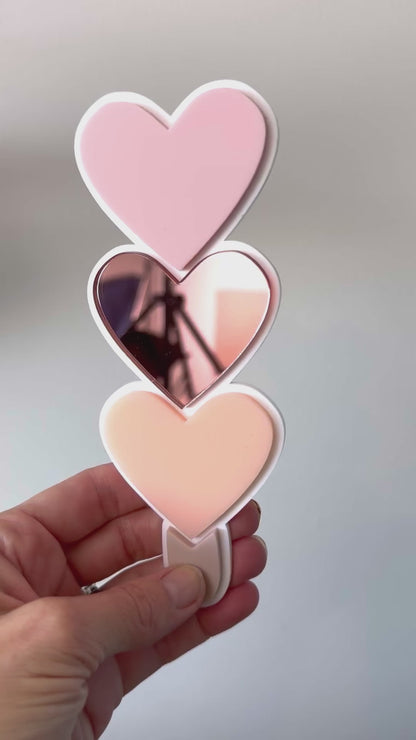 Acrylic Decor Shapes - Heart Trio Ice Cream