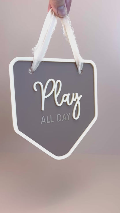 Decor Wall Banner - Play all day